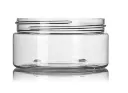 8 oz Clear PET Plastic Jar, 89-400.webp