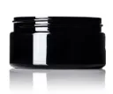 8 oz Black PET Plastic Jar,  89-400 