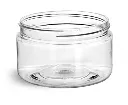 8 oz Clear PET Plastic Jar, 89-400 