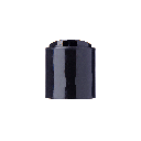 24-410 Black Disc cap smooth collar with PS liner