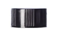 28-400 Black phenolic  lid with LDPE polycone liner
