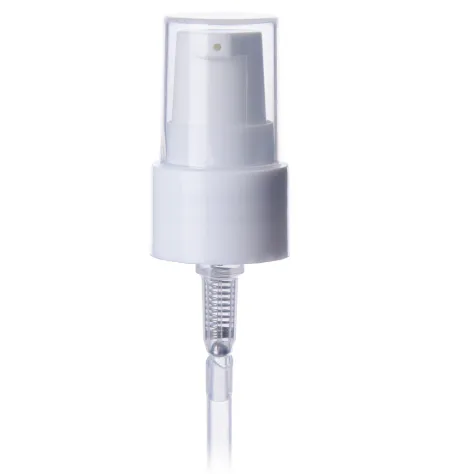 [XS-TX.P-WHT-SMO-24m-10''] 24-410 White Serum Pump, Smooth Collar, Gasket and Cap
