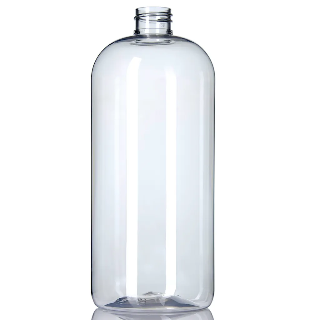 32 oz Clear PET  Plastic Bottle, 24-410 Neck