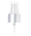 24-410 Matte Silver Serum Pump, Smooth Collar, Gasket and Cap (copy)