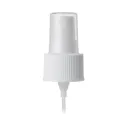 24-410 White Ribbed Fine Mist Sprayer 8" Tube