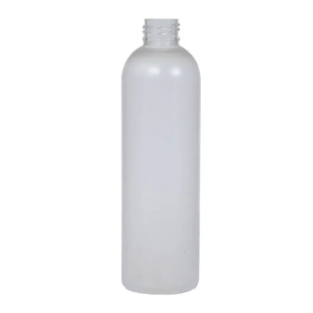 8 oz Natural HDPE Plastic Bullet, 24-410