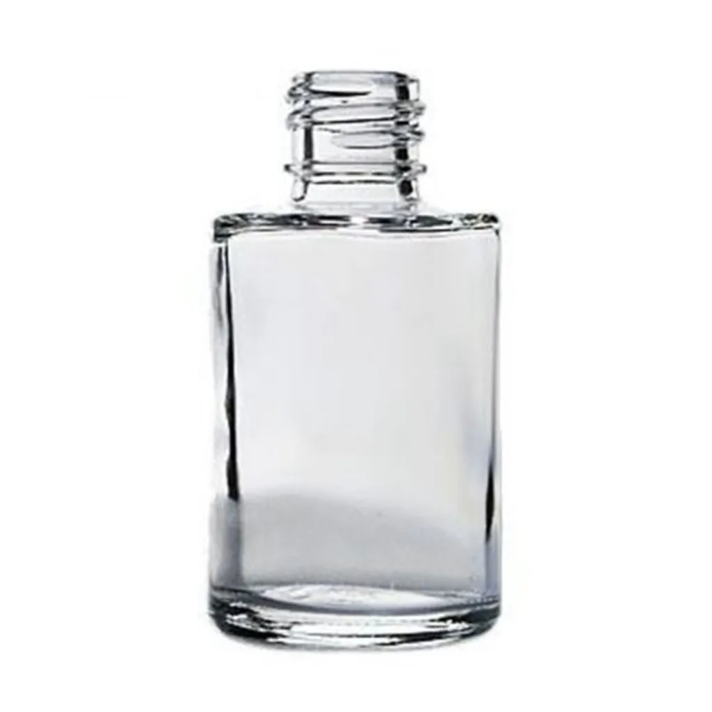 [XS-GLB-C04] 1 oz Clear Glass Rio Round Bottle, 20-410 Neck 