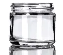 2 oz Clear Glass Jar, 53-400
