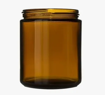 8 oz Amber Glass Jar, 70-400