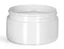 4 oz White PET Plastic Jar, 68-400