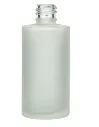 4 oz Frosted Glass Rio Round Bottle, 20-410 Neck