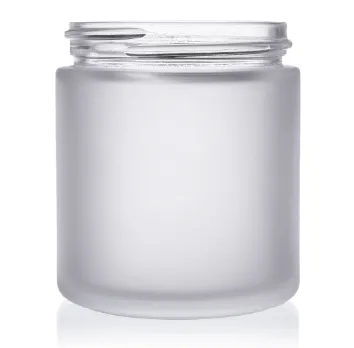 [XS-GLJ-F02] 4 oz Frosted Glass Jar, 58-400