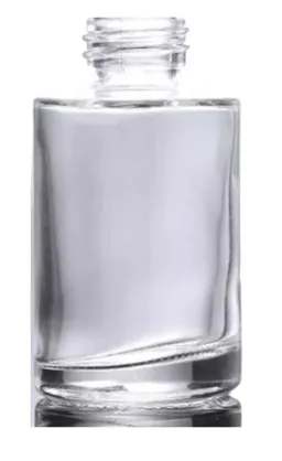 [XS-GLB-C05] 2 oz Clear Glass Rio Round Bottle, 20-410 Neck  