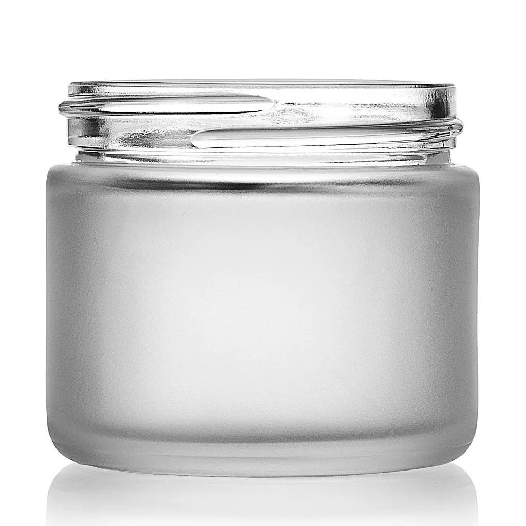 [XS-GLJ-F01] 2 oz Frosted Glass Jar, 53-400