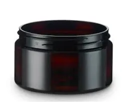 [XS-PLJ-B03] 4 oz Black PET Plastic Jar,  68-400