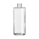 4 oz Clear Glass Rio Round Bottle, 20-410 Neck 