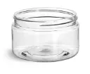4 oz Clear PET Plastic Jar, 68-400 