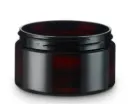 4 oz Black PET Plastic Jar,  68-400