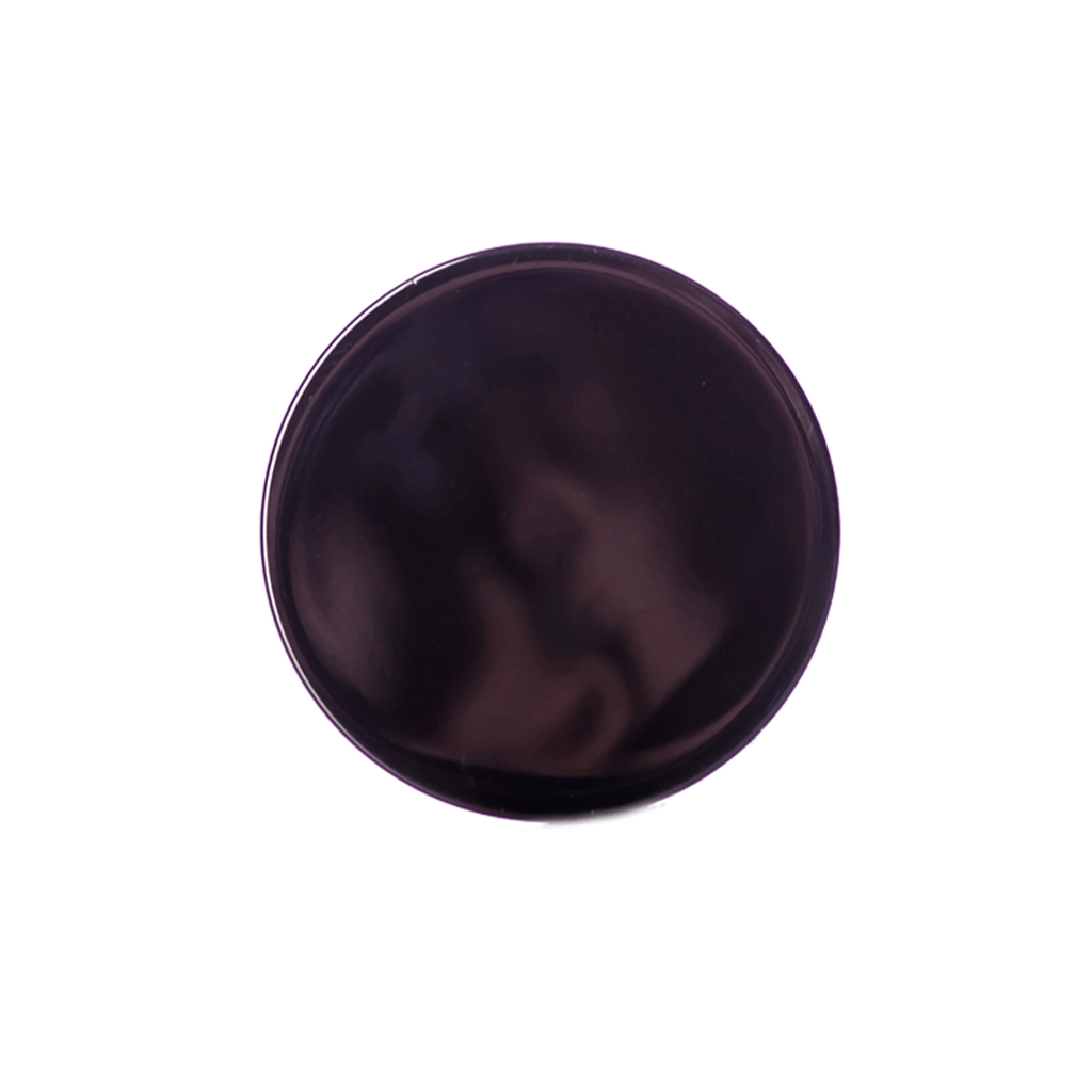 53-410 Black PP Plastic Smooth Skirt Lid  with Foam Liner