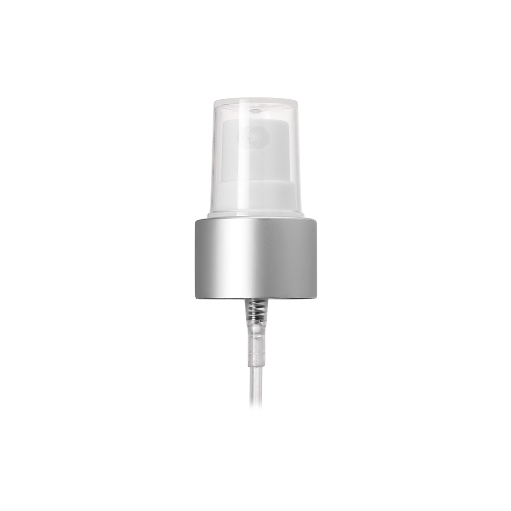 24-410 Matte Silver Fine Mist Sprayer 8" Tube