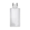 1 oz Frosted  Glass Rio Round Bottle, 20-410 Neck 
