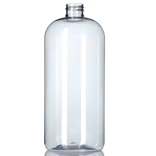 32 oz Clear PET  Plastic Bottle, 28-410 Neck