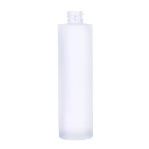 8 oz Frosted PET Plastic Cylinder Bottle, 24-410
