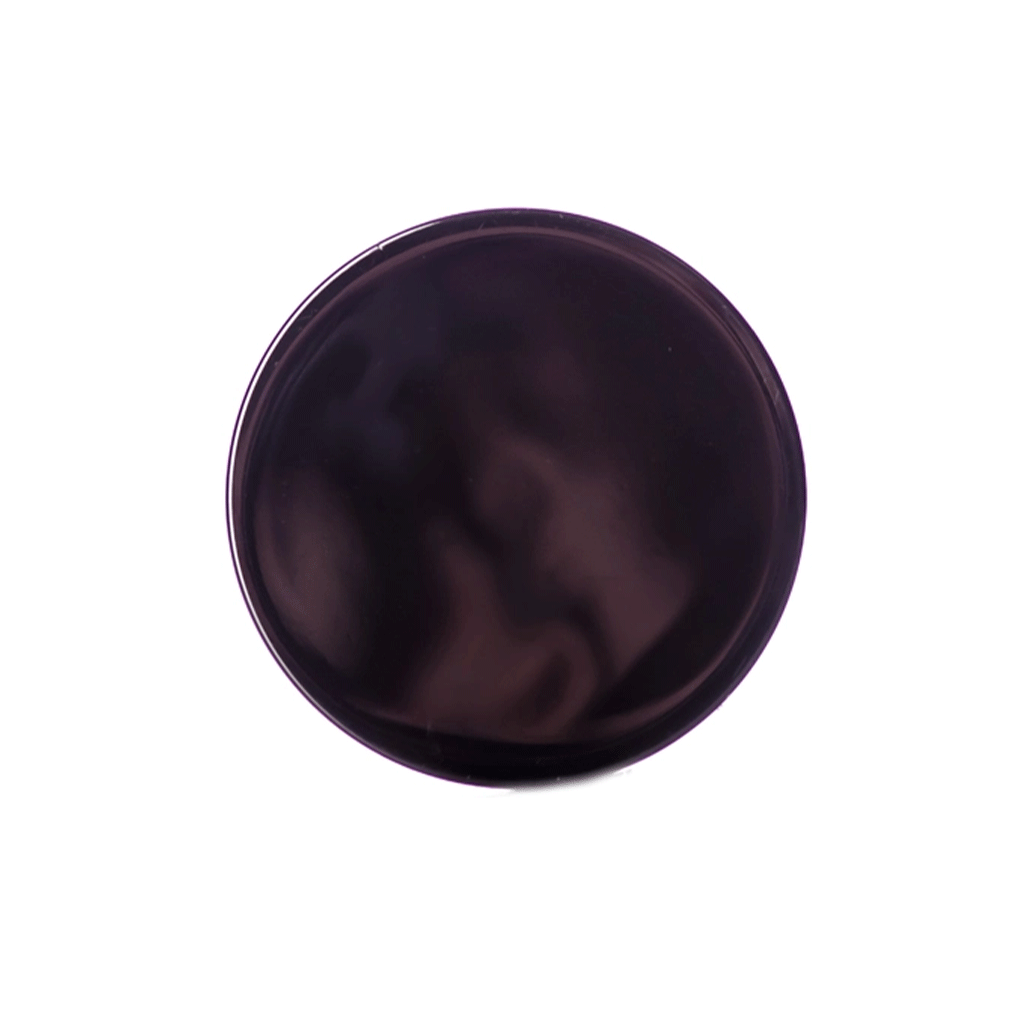 58-400 Black PP Plastic Smooth Skirt Lid  with Foam Liner